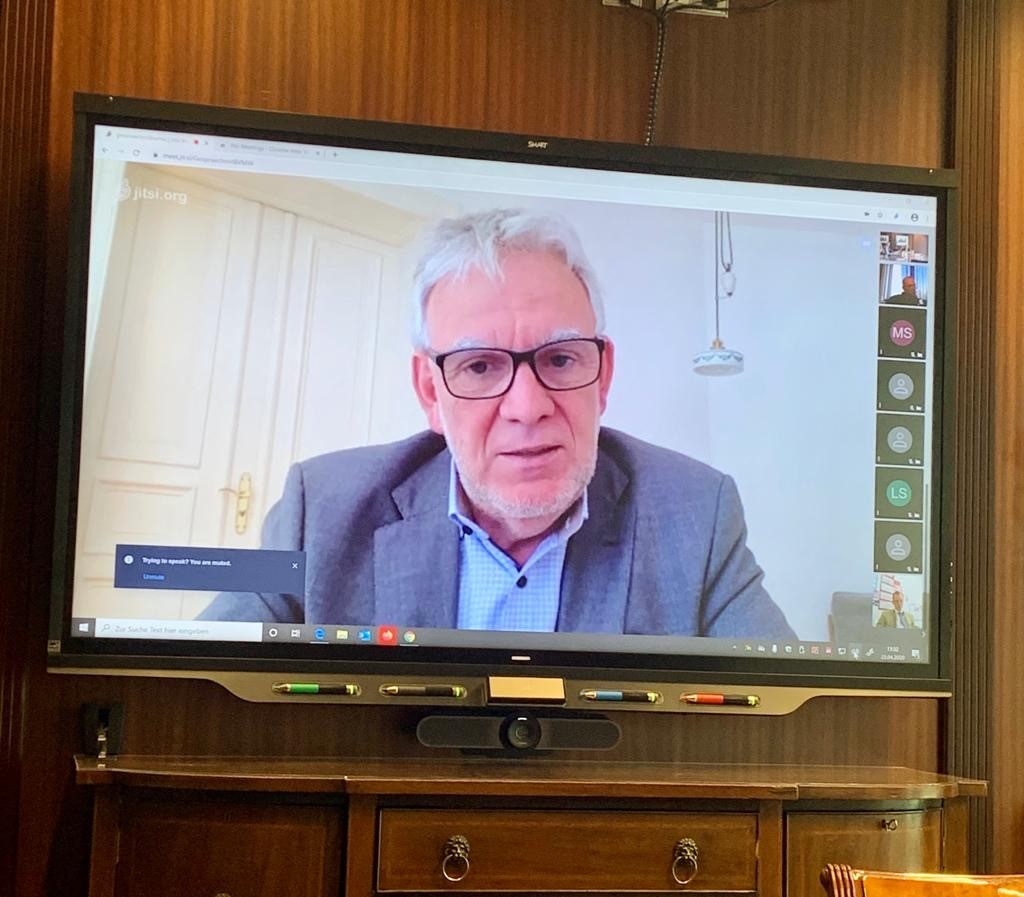 Digitaltreffen der Mittelstandsallianz mit Umwelt-Staatssekretär Jochen Flasbarth Digitaltreffen der Mittelstandsallianz mit Umwelt-Staatssekretär Jochen Flasbarth